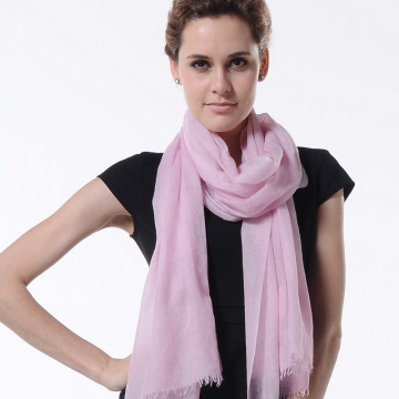 light pink cashmere scarf