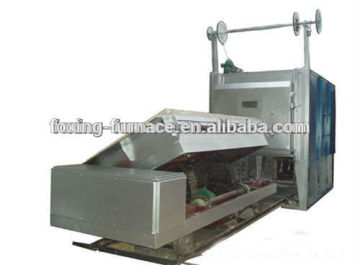 Bogie hearth electric resistance furnace