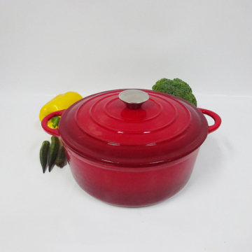 Round Enamel Cast Iron Cocotte/Casseroles/Cooking Pots