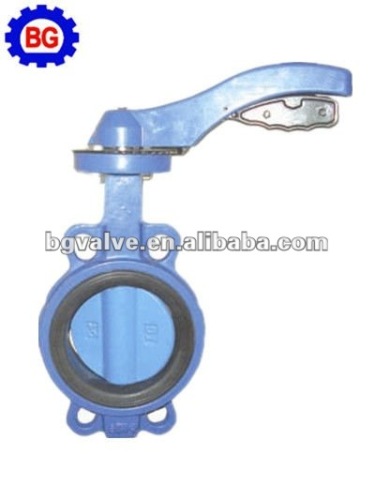 Splined disc BUTTERFLY VALVE