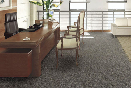 Grey Color Anti Static High Cut Pile Broadloom Carpet For Night Club A8817