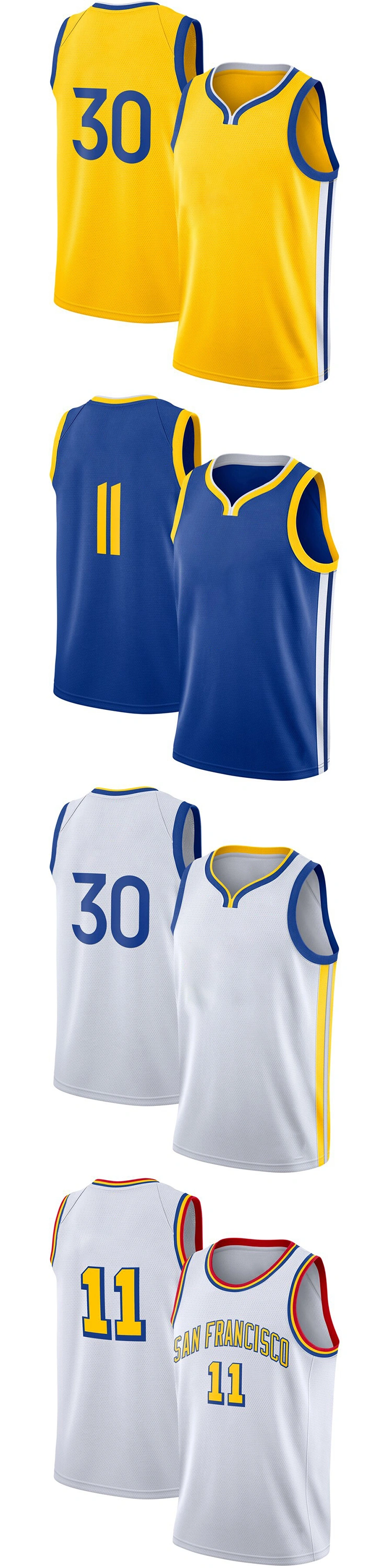 Custom Men Sports Basketball Uniforms Blank Basketball Jersey with Custom Design