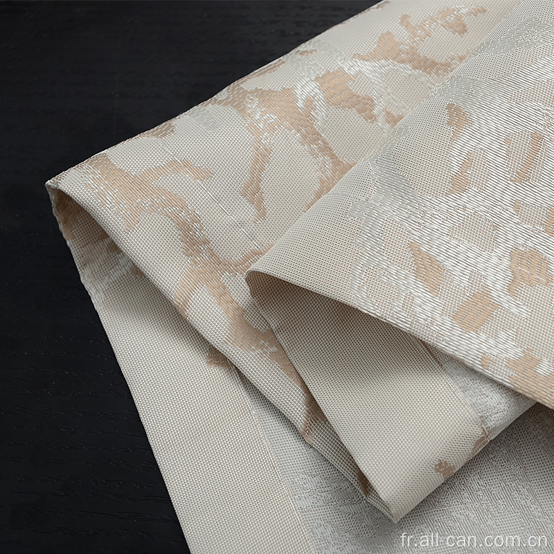 Tissu de rideau jacquard