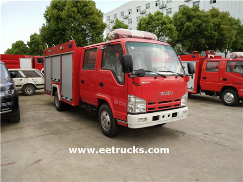 Isuzu 2 ton gobara tanker trucks