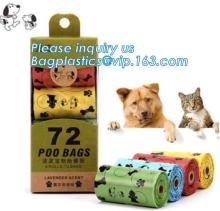 cat litter packaging bag, Cat litter Pet Waste t-shirt bags garbage bag on roll, kitty cat litter bag