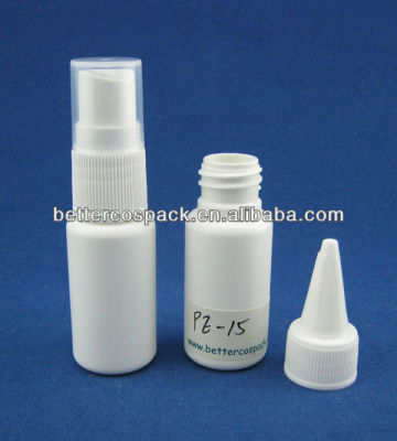 15ml spray bottle HDPE bottle for medicine spray bottle