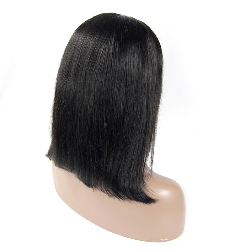 factory price bob lace wig,good quality 100% human hair 13*4 lace frontal bob wig,4*4 closure human hair wigs