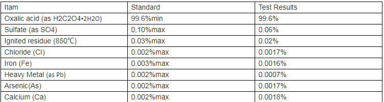 Competitive Price Organic Acid Oxalic Acid 99.6% price