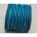 Olivia green velvet woven ribbon