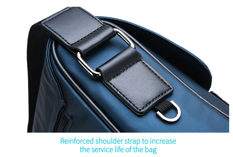 Amazon Buckle Man Bags Shoulder Fashion American Shoulder Business Bag Sling Crossbody Waterproof Shoulder Bag for Men