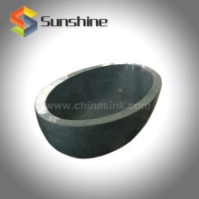 Handmade Green Boulder Bathroom Granite Bathtub