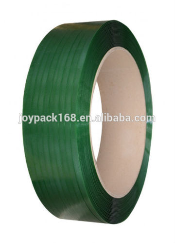 embossed pet strap/ green pet strap/ pet strapping with different thickness