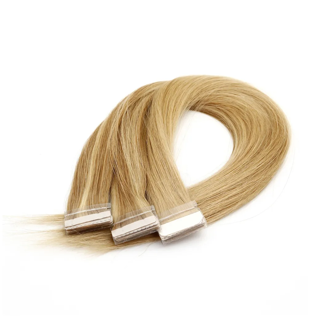 Wholesale High Quality 100% Real Human Tape Hair Extension Virgin Hair Remy Brazilian Hair