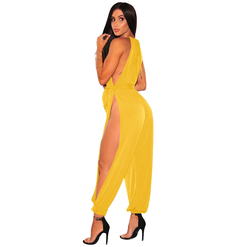 High Quantity Women Sexy Split Jumpsuit for Dinner