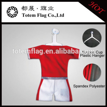 Red Sports Mini T Shirts With Hanger