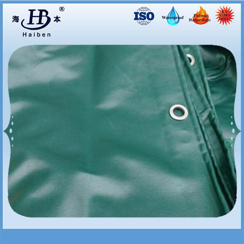 Good quality pvc coated tarpaulin with eyelets