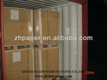 Coated white paper board