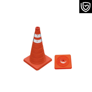 Telescopic road cone, traffic road emergency