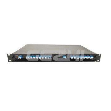 8 Channel DWDM Fiber-Optic Wavelength Division Multiplexer 1U Rack Type DWDM Mux/Demux