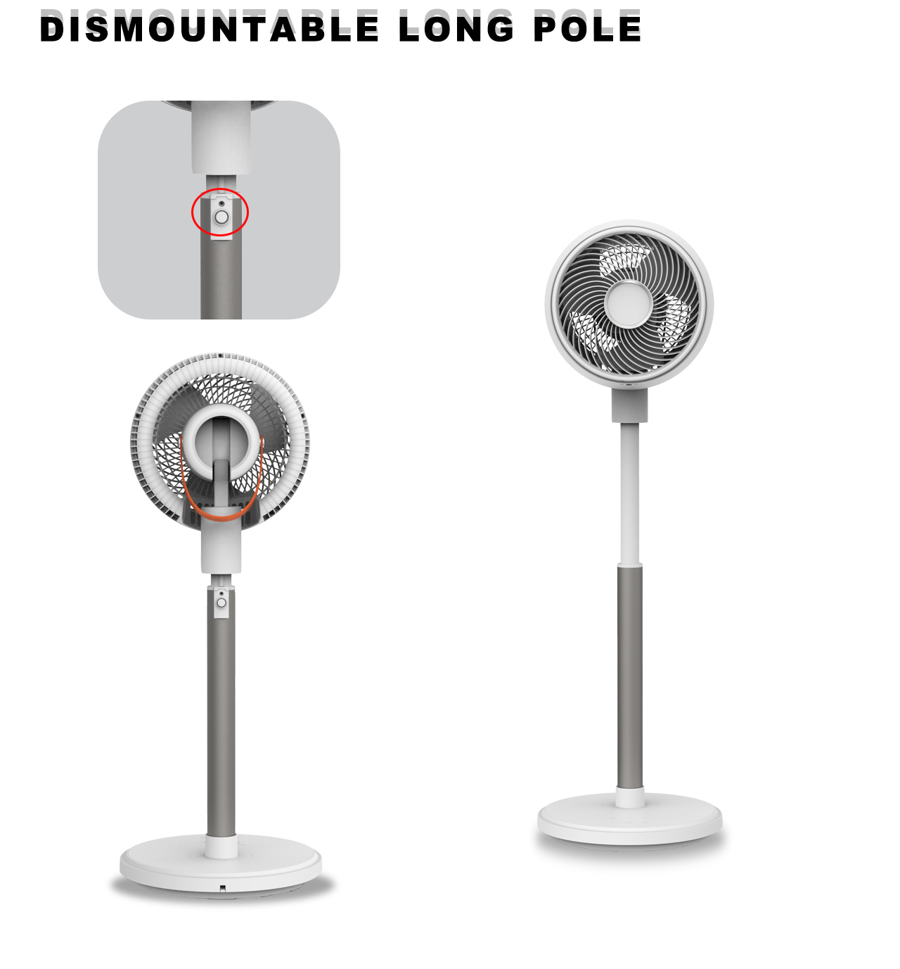 HTS-F620 Circulator Fan Height adjustable HTS-F620 Circulator Fan Height adjustable