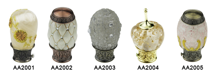 resin finials