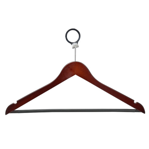 Natural Wooden Non-Slip Shoulder Wooden Hangers