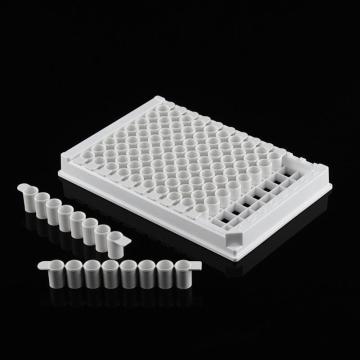 Placas ELISA desmontables blancas