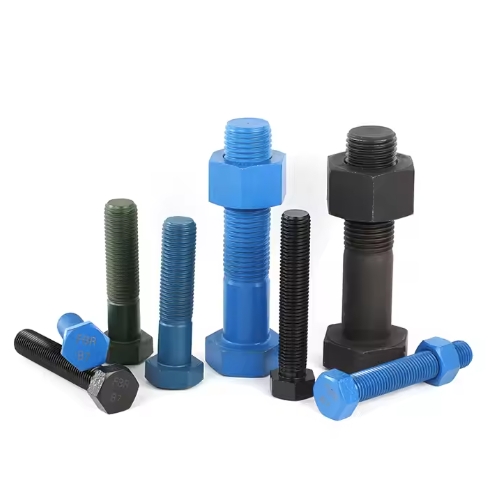 ASTM A193 B7 menetes csavar (6) ASTM A193 B7 Threaded Bolt(6)