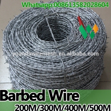 reverse twist barbed wire