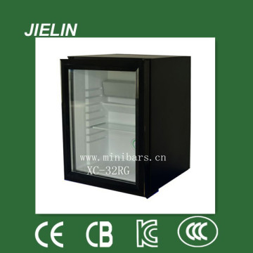 25l hotel auto minibar with clear door thermoelectric minibar
