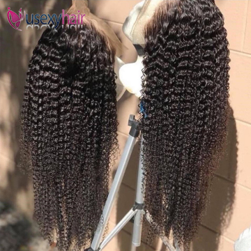 Wholesale kinky curly human hair wigs for black women,kinky curly full lace wig with baby hair,virgin kinky curly full lace wig