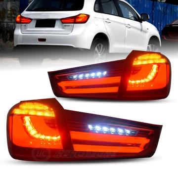 HCMOTIONZ Car Back Rear Lamps Assembly SPORT ASX RVR 2011-2019 DRL LED Tail Lights For Mitsubishi OUTLANDER