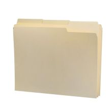 Manila File Folder Inner Page Notepad with 1/3 Cut Tabs for Organization