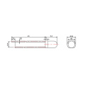 3mm Through-hole IR LED 940nm 20-Degree 0.1W