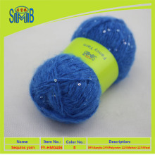 manufacturer export mohair sequin blended wool made in China