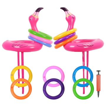 Eastommy Nouveaux produits Jeu de lancer d&#39;anneaux gonflables Flamingo