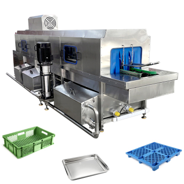 Full Automatic Turnover Box Basket Chocolate Mold Washing Machine