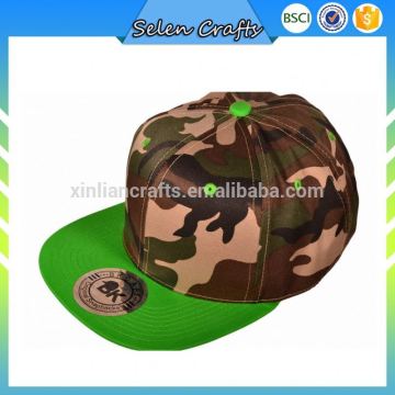 Camo Flat Cap Military Snapback Caps