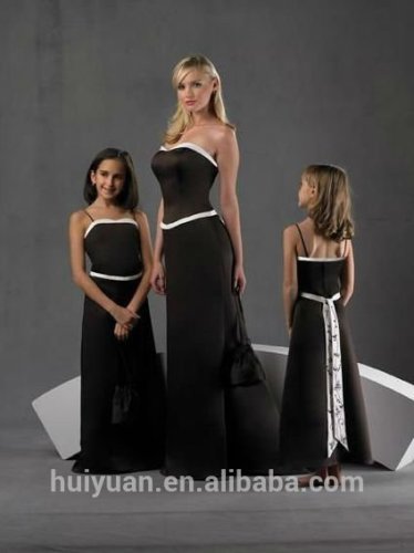 black and white sash for womens evening dress