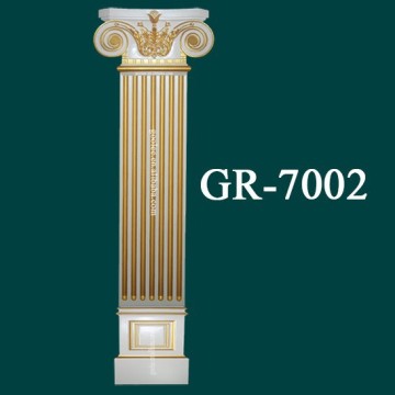 Good Quality Polyurethane Plane Roman Pillar for Decoration