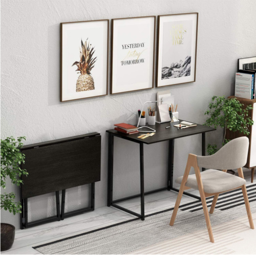 Table de bureau pliante pleine hauteur pour ordinateur portable