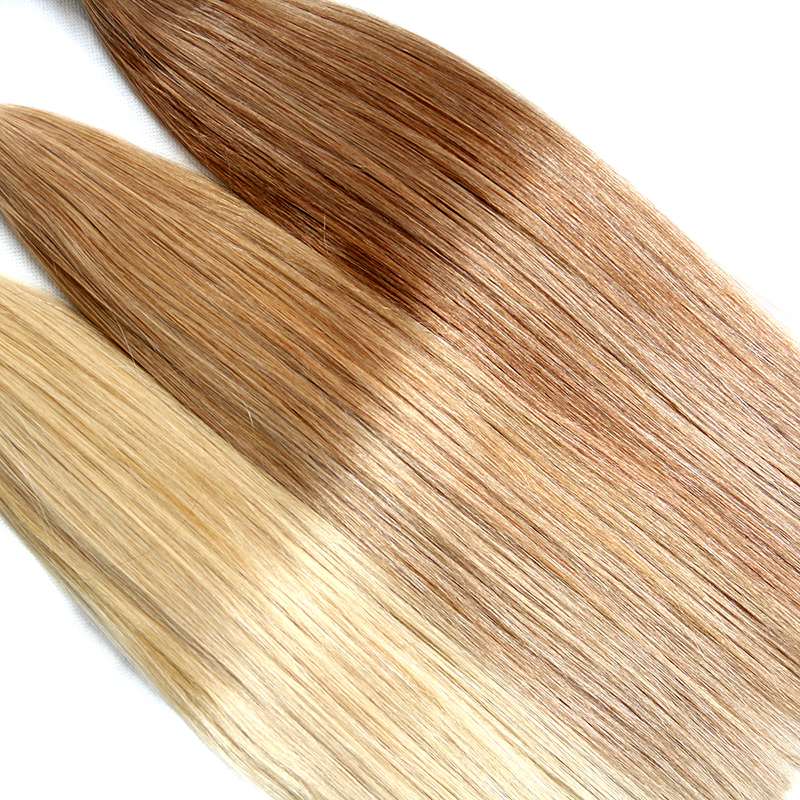 Double drawn pre-bonded raw indian hair i tips, full cuticle keratin i tip remy raw hair extension