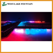 Cool Mist Fountain along with Rainbow LED Flood Lighting