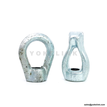 Thimble Eye Nut HDG | Drop Forged Guying Hardware | IEEE C135.80 Eye Nut