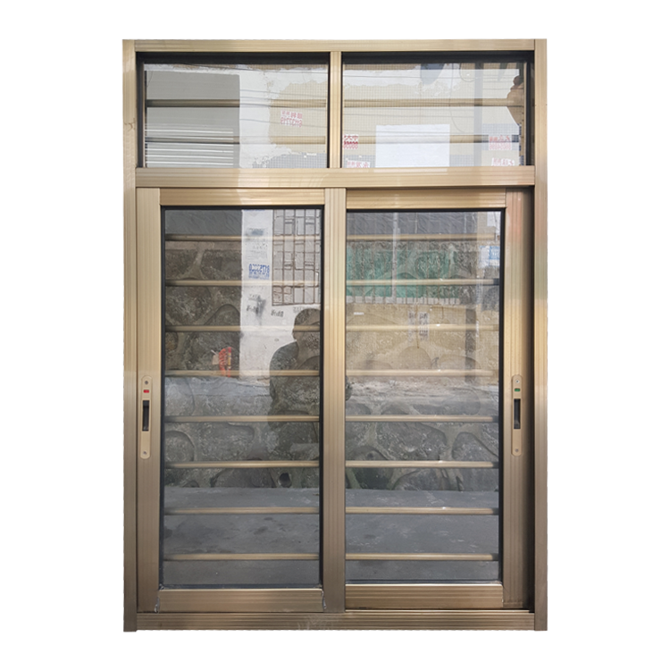 Anti - theft security aluminum profile sliding windows for house