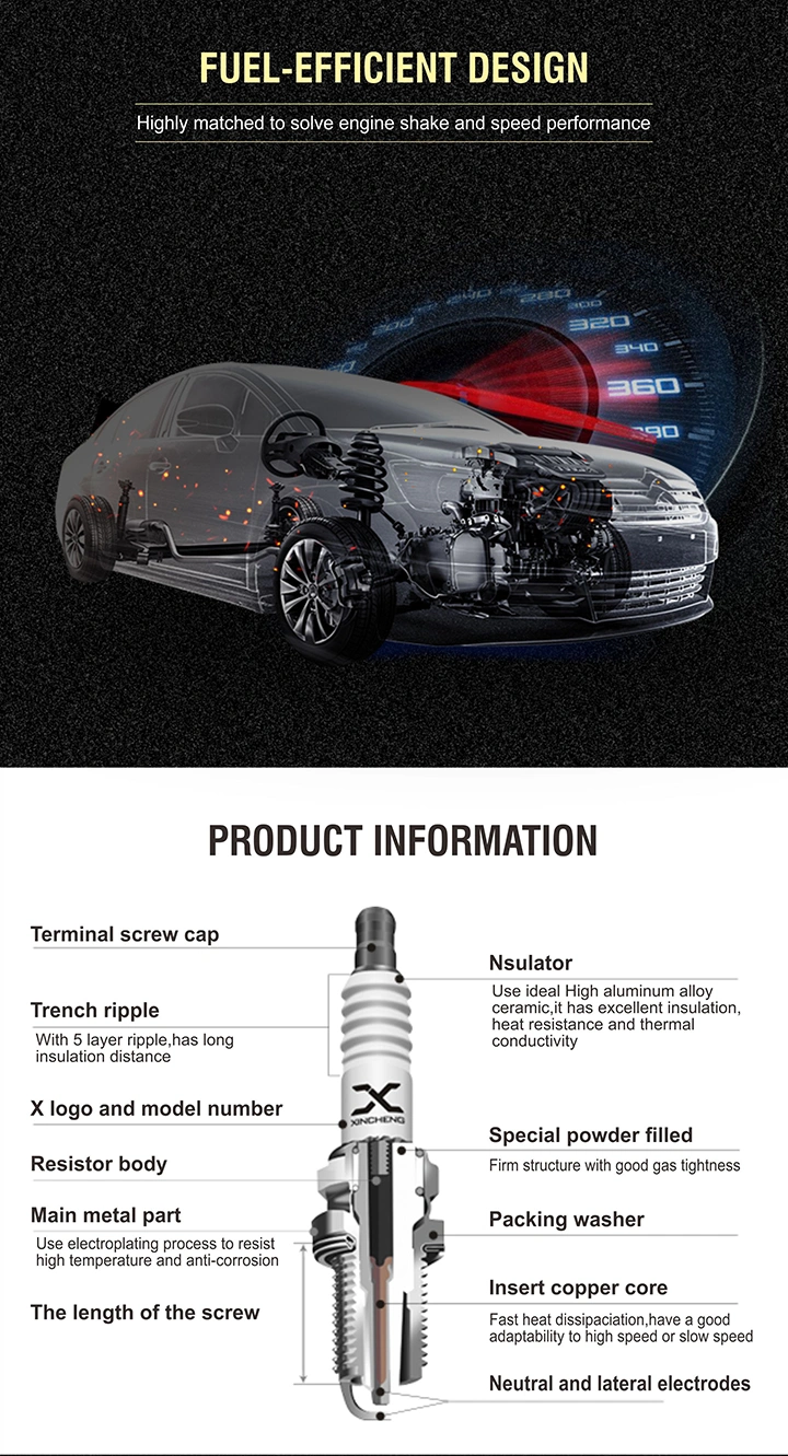 High Quality Iridium Platinum Spark Plug Sc20hr11 90919-01253 Ilkar7b11