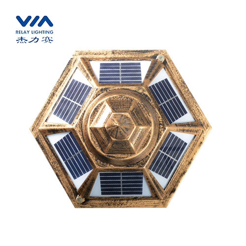 outdoor black body solar light led headlight