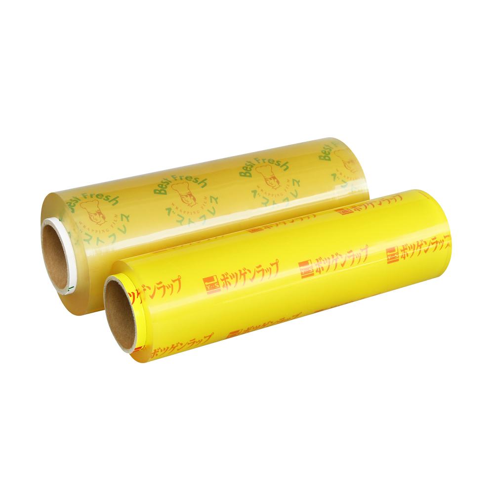 PVC CLING Wrap Roll mit einem Gleitschneider