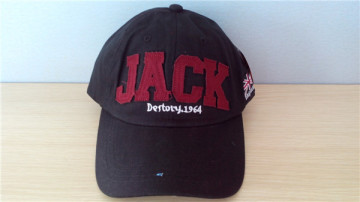Jack patch embroidery baseball cap