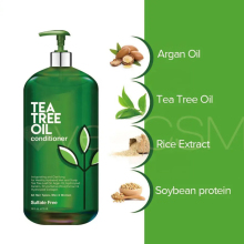 Custom Private Label Organic Ginger Mint Tea Tree Oil Shampoo for Natural Hair Care and Anti-Dandruff